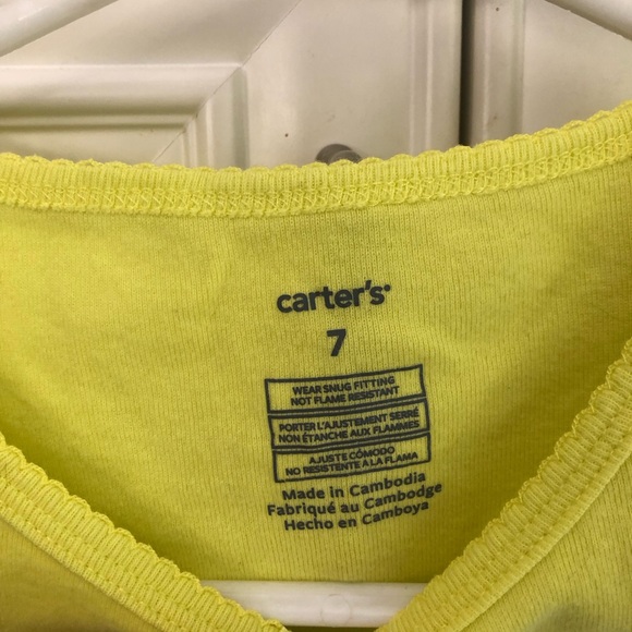 EUC Carter’s girl’s pajama t-shirt - Picture 6 of 7